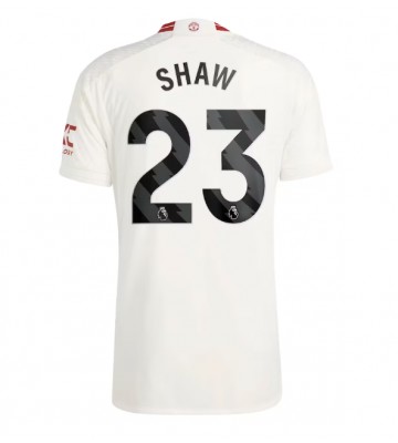 Manchester United Luke Shaw #23 Replica Third Stadium Shirt 2023-24 Short Sleeve